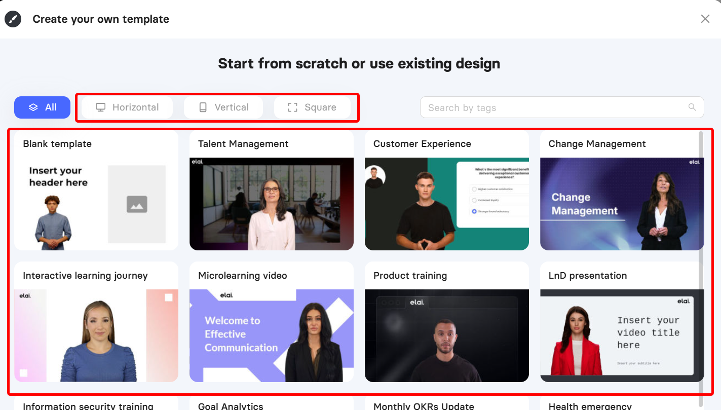 Templates and orientations for new AI marketing agents