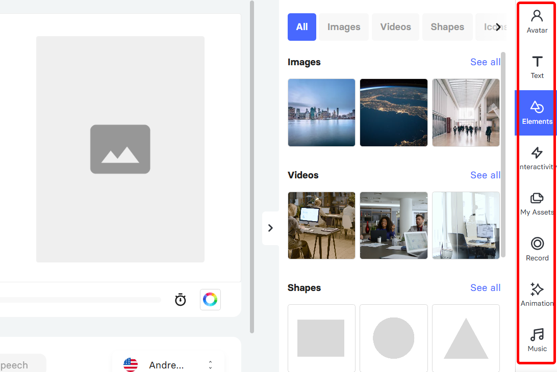 Tools for adding elements to AI videos
