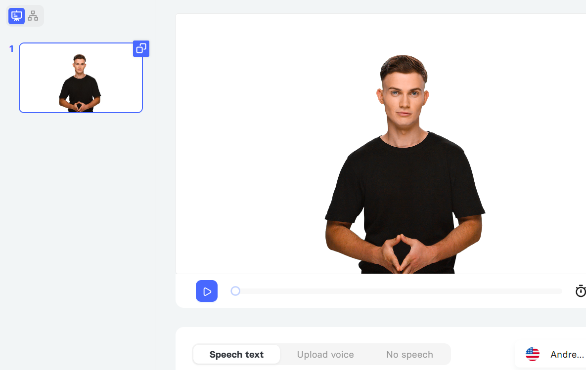 Avatar selection for video voiceover