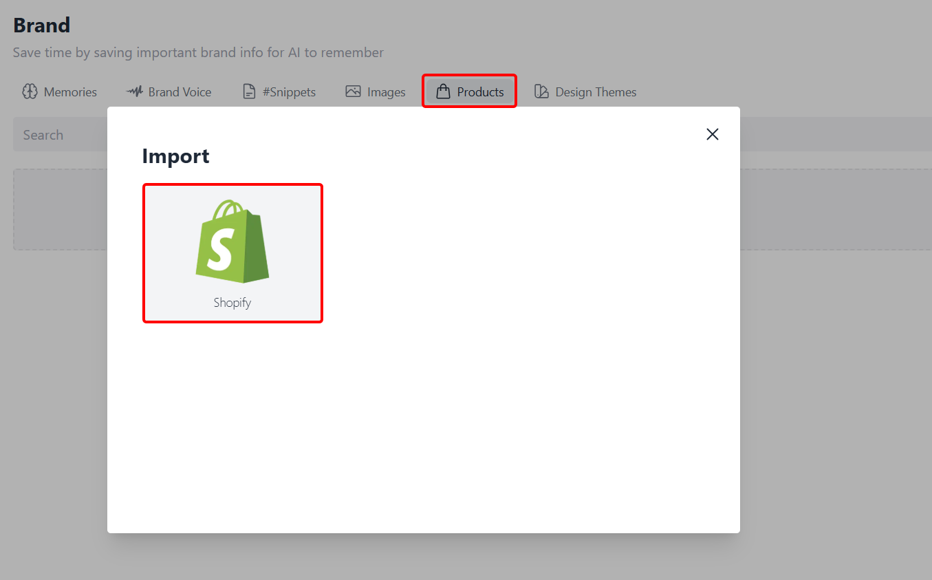 brand product integrations options