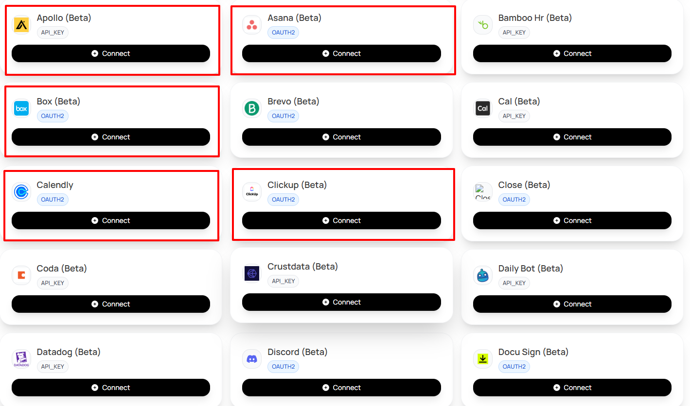 Key integration options for productivity tools