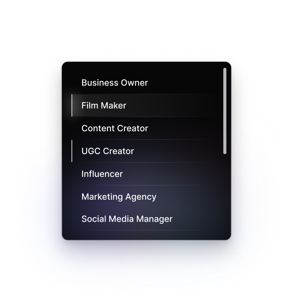 Varity of users who can use it