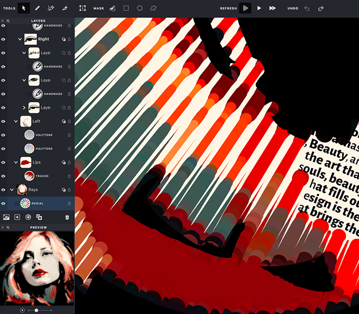 Layers, groups, masks