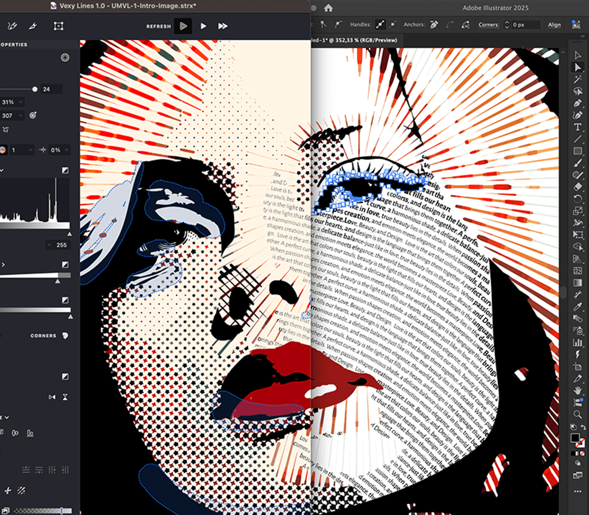 Export crisp vectors