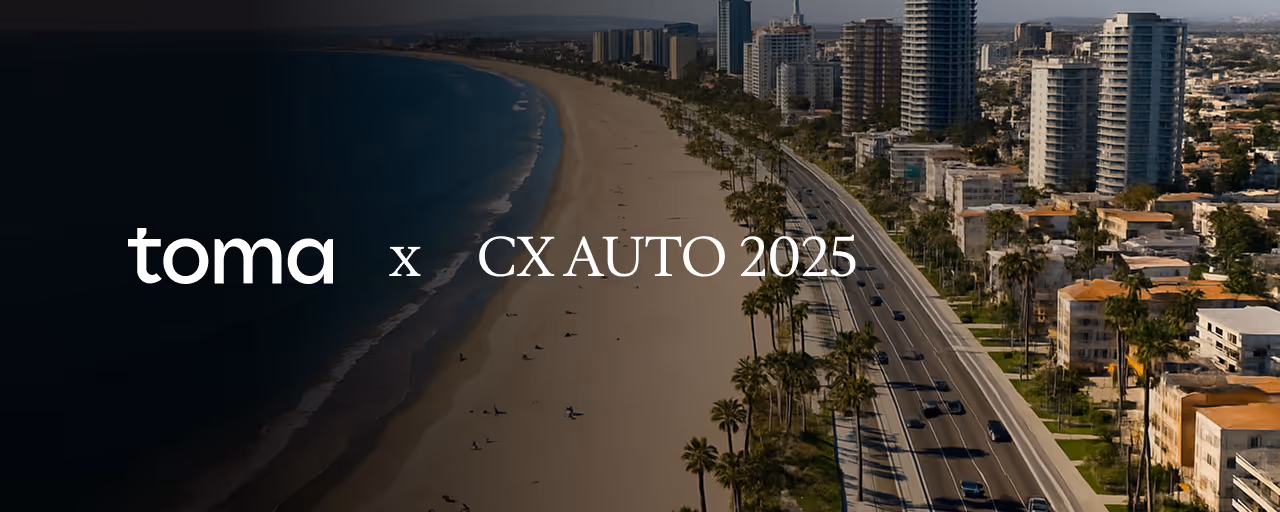 Toma's Dealership AI Takes the Stage at CXAUTO 2025