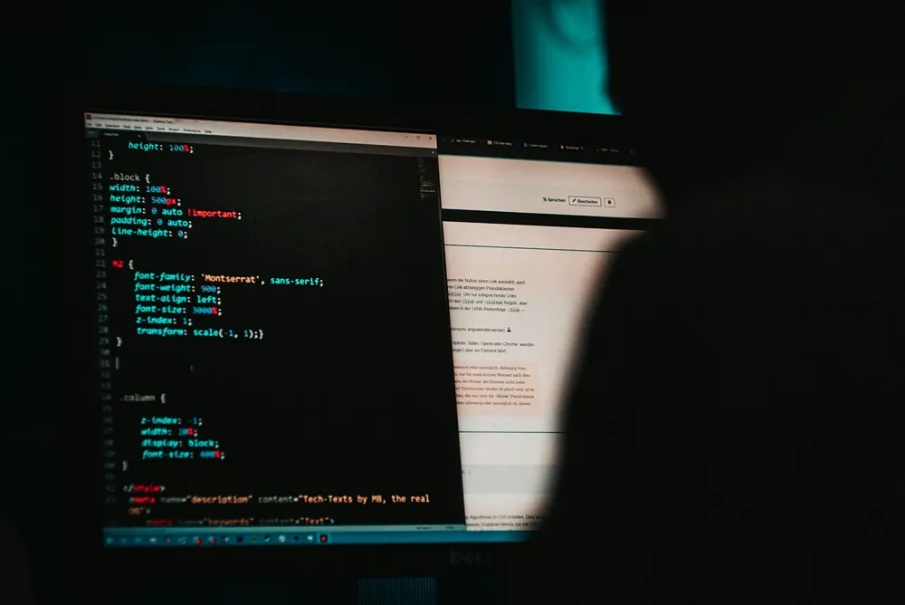 Code on a screen representing prompt injection defense and output handling