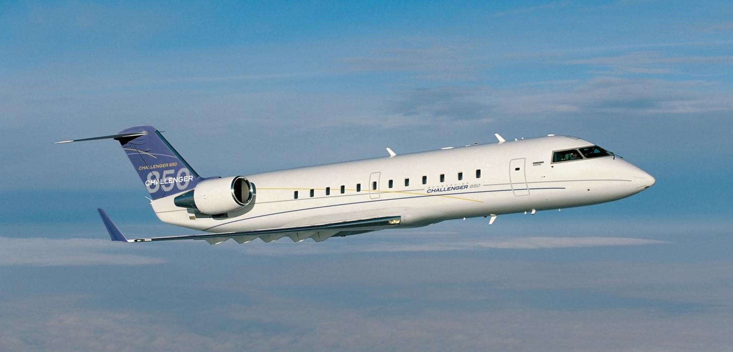 a Challenger 850, a szuper nagy méretű jetek egy példája