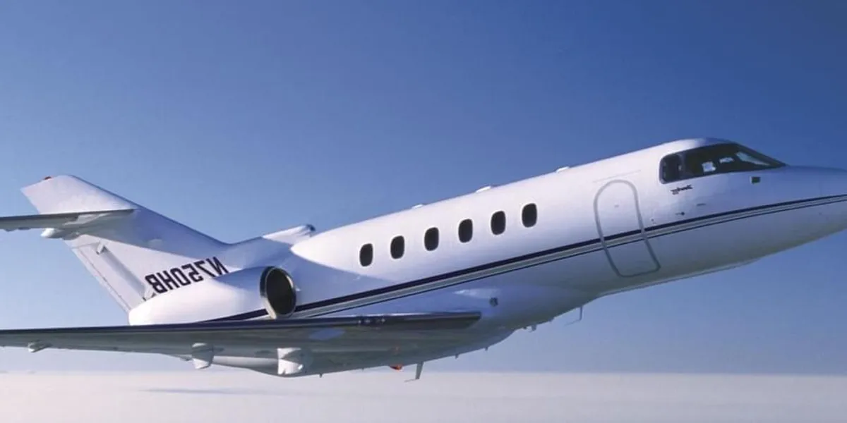 un esempio di jet privato Beechcraft