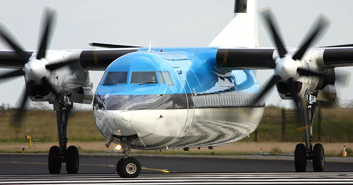 пример частного самолета Fokker