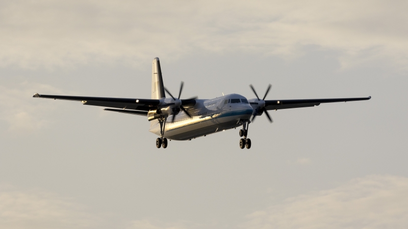 the Fokker 50 an example of turboprop airliner