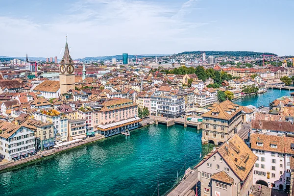 view from LunaJets Zurich office