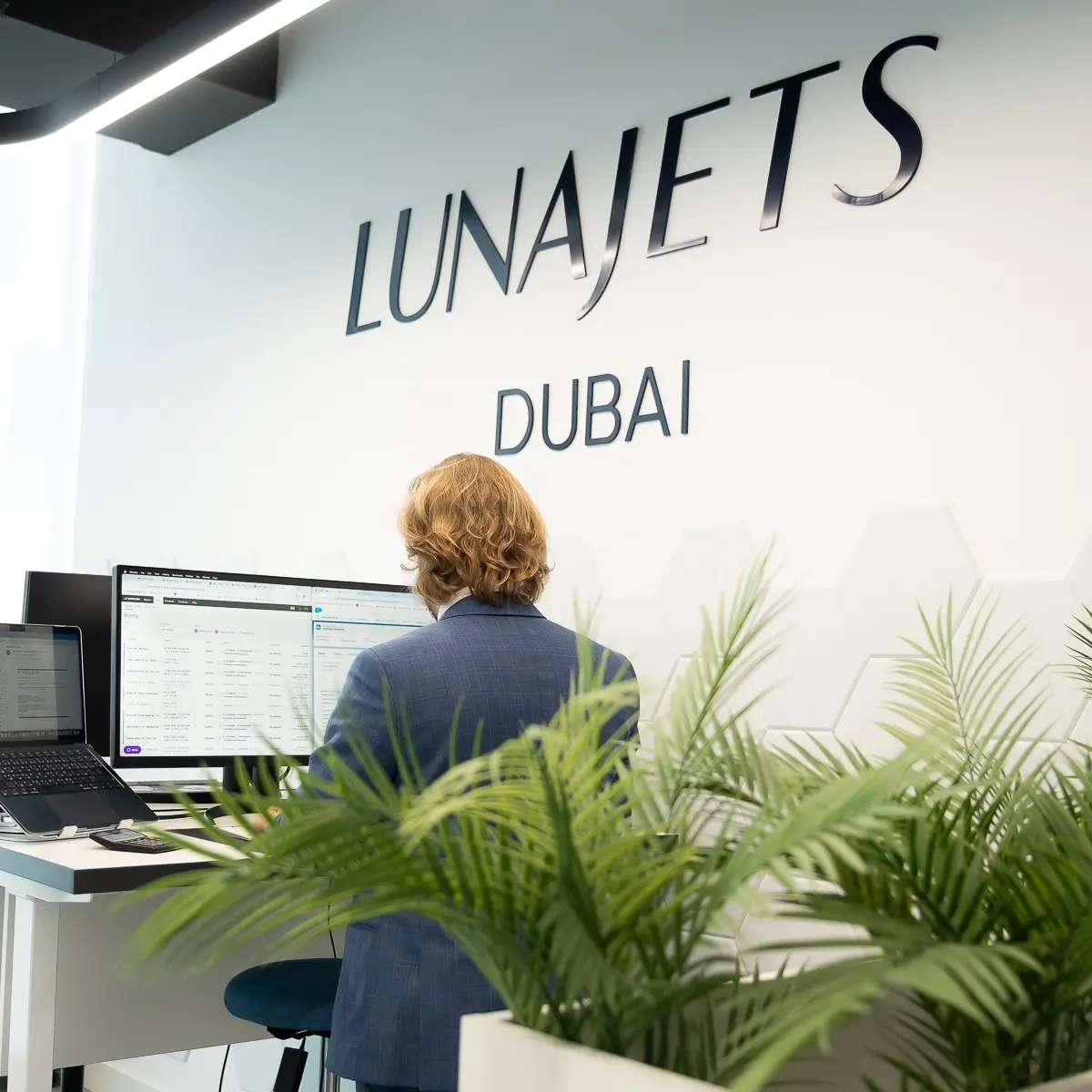 LunaJets Dubai office 2
