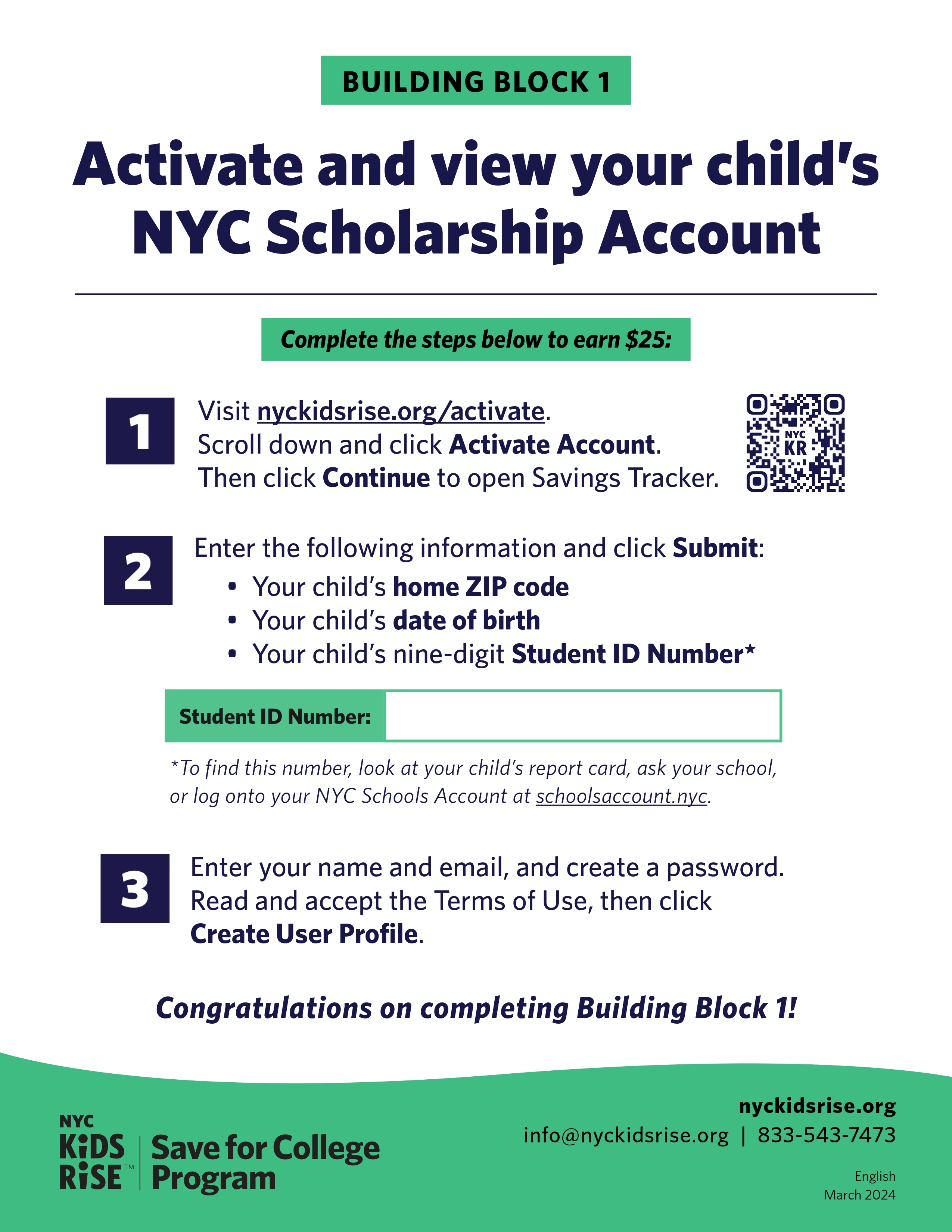 Citywide Council on English Language Learners flyer