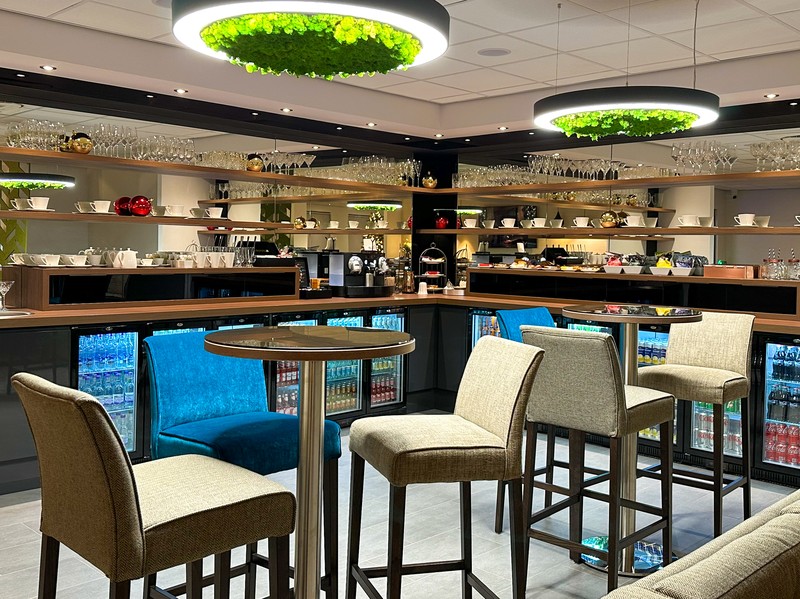 A Signature FBO váróterme az Edinburghi repülőtéren