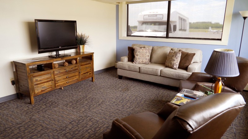 salon privé à l'aéroport de Bangor