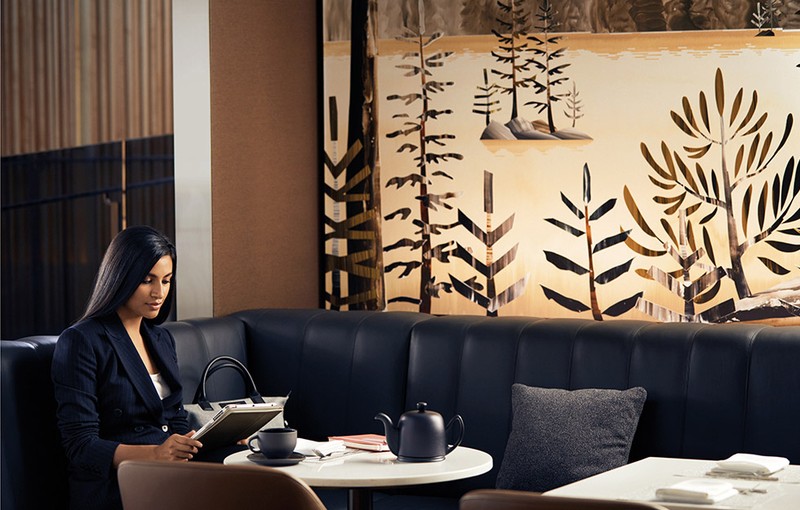 Az Air Canada Signature Suite VIP-várója a torontói repülőtéren