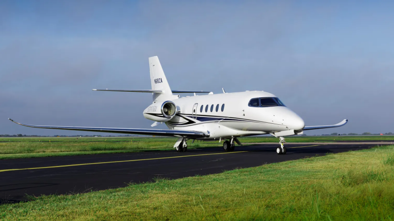 Cessna Citation Latitude sur la piste