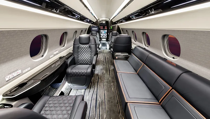 az Embraer Praetor 600 belső tere