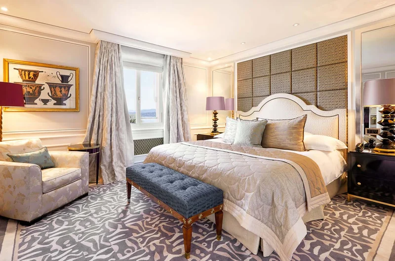 Lakosztály a Baur au Lac szállodában, Zürichben