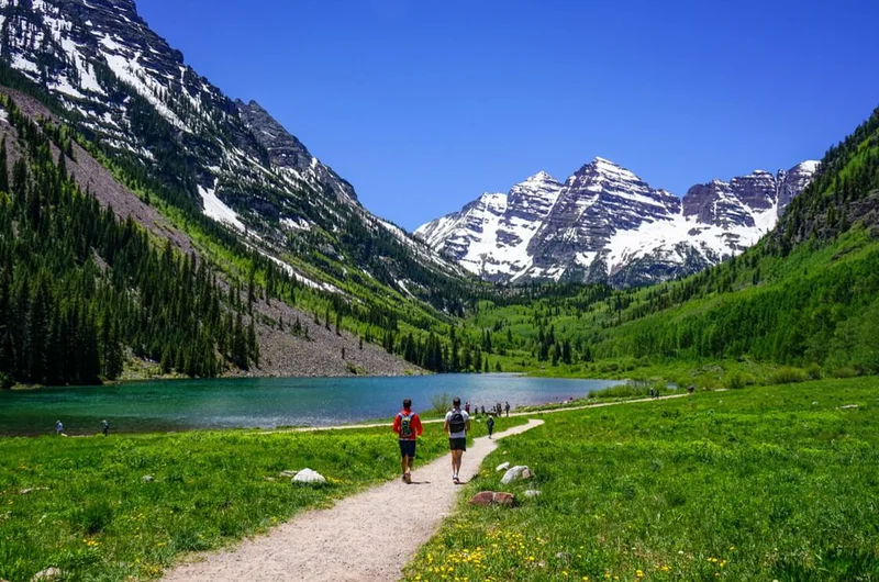 Maroon Bells, Aspen, Colorado, Egyesült Államok