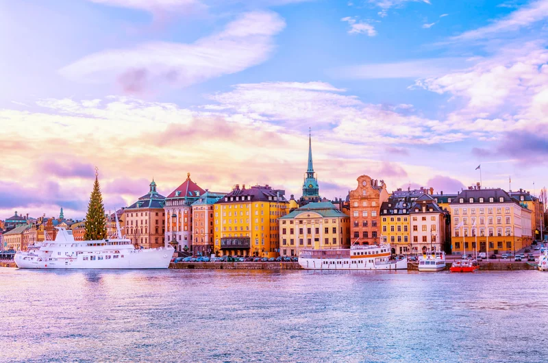 Gamla stan, Stockholm óvárosának panorámája, Svédország fővárosa