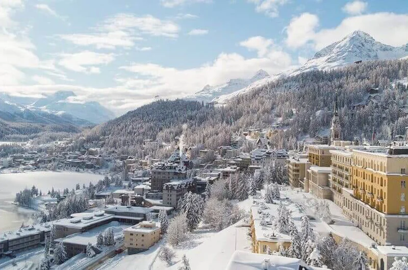 Hotel Kulm w mieście St Moritz