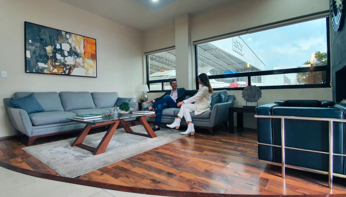 ICCS FBO passenger lounge at Toluca airport