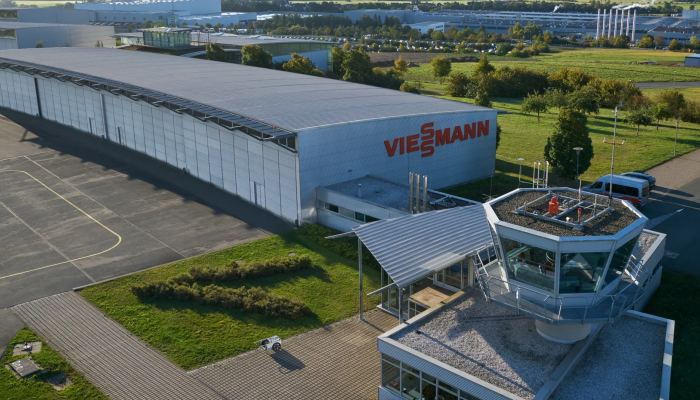 Viessmann airport operations building at Allendorf-Eder Airfield