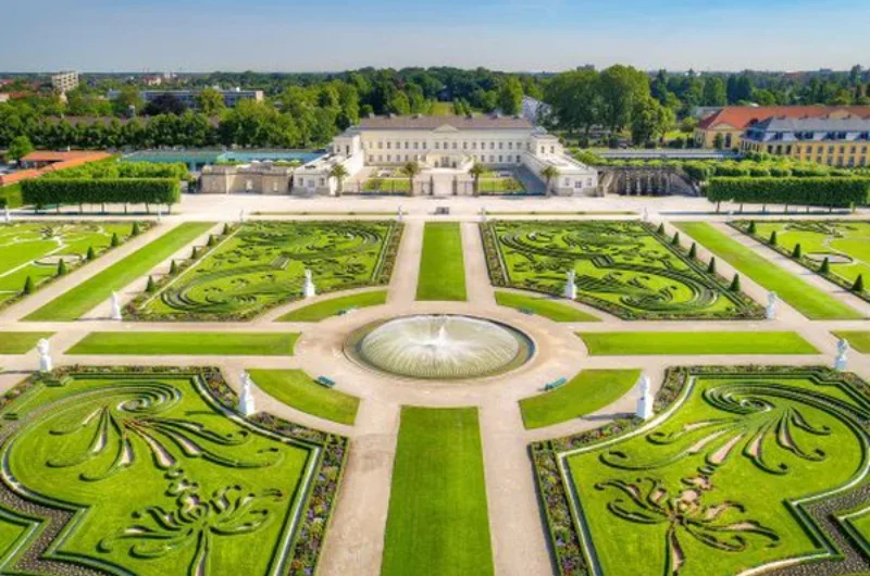 Séta a Herrenhausen-kertben