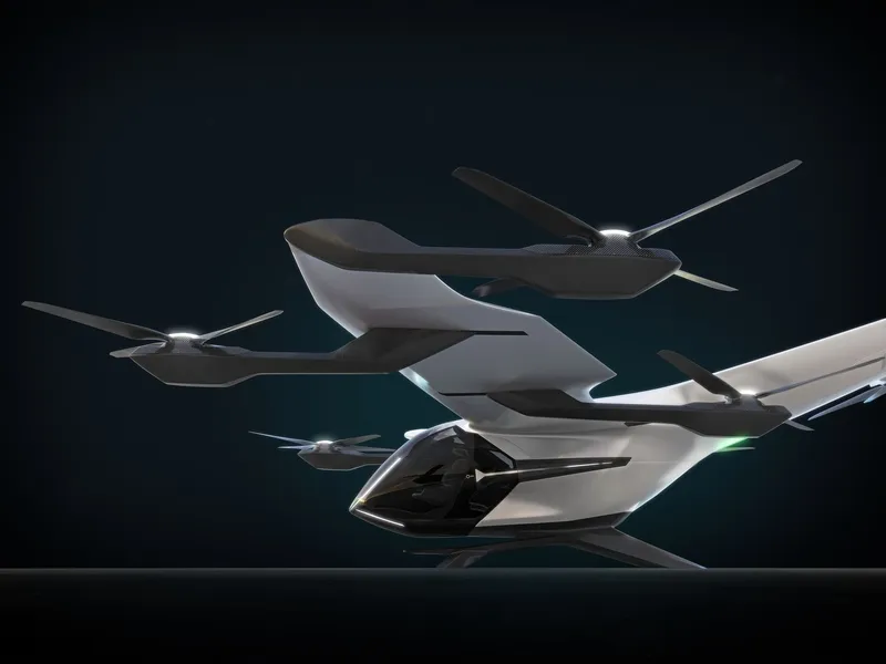 CityAirbus NextGen prototype image showcasing future of private aviation with all-electric eVTOL capabilities and potential for autonomous operation.