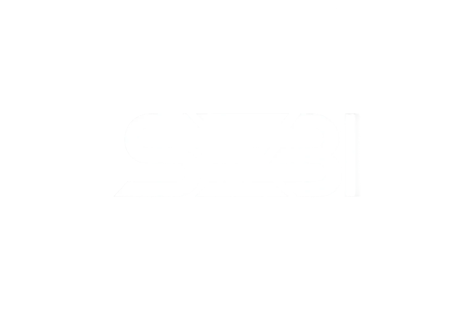 Glitched white text on black background with horizontal distortion effects.