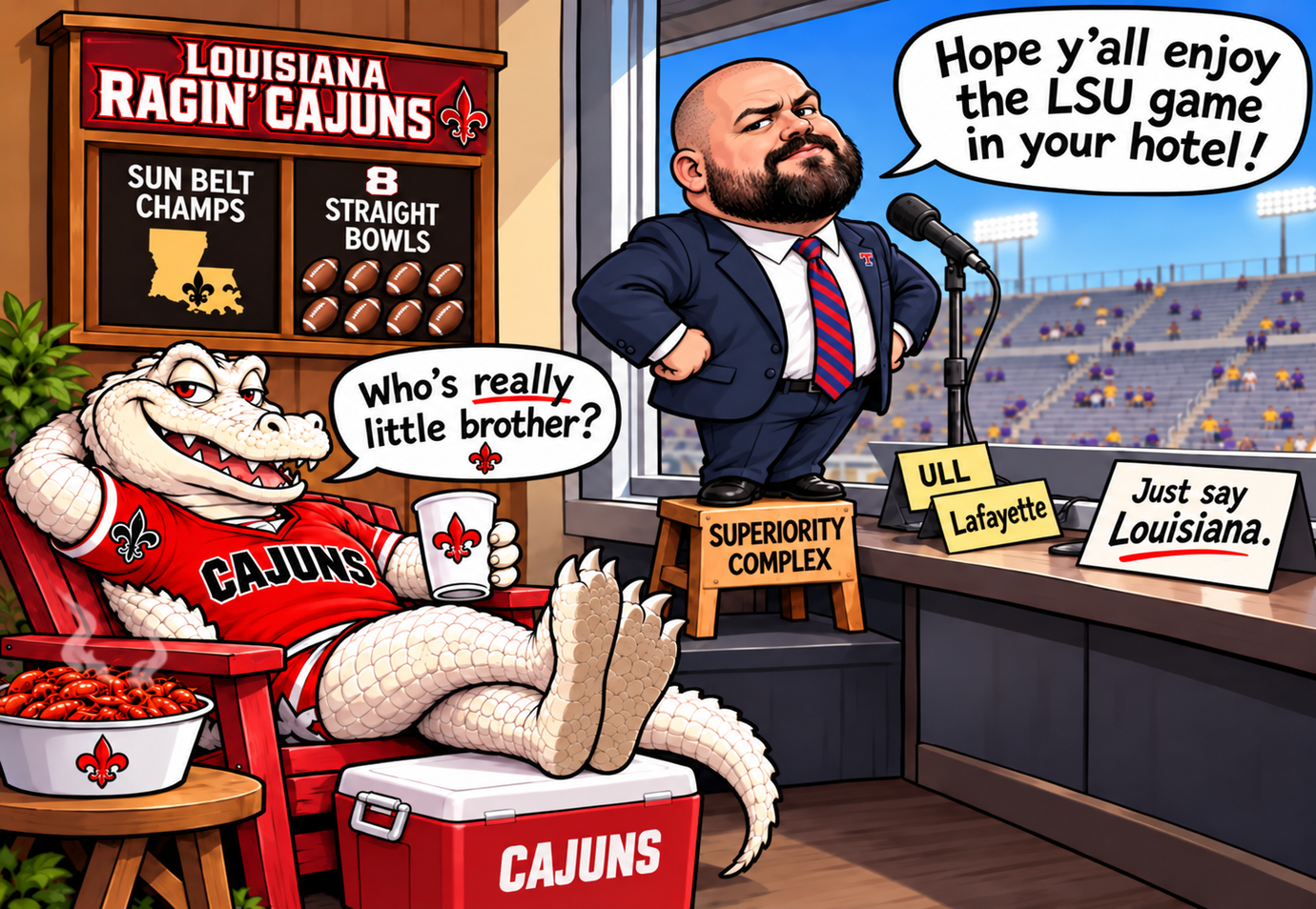 Little Brother Energy: Louisiana Tech’s Obsession With Our Brand Says More Than the Scoreboard Ever Could