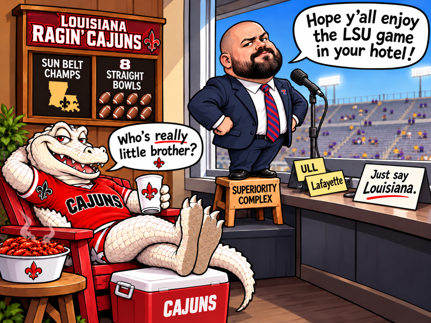Little Brother Energy: Louisiana Tech’s Obsession With Our Brand Says More Than the Scoreboard Ever Could