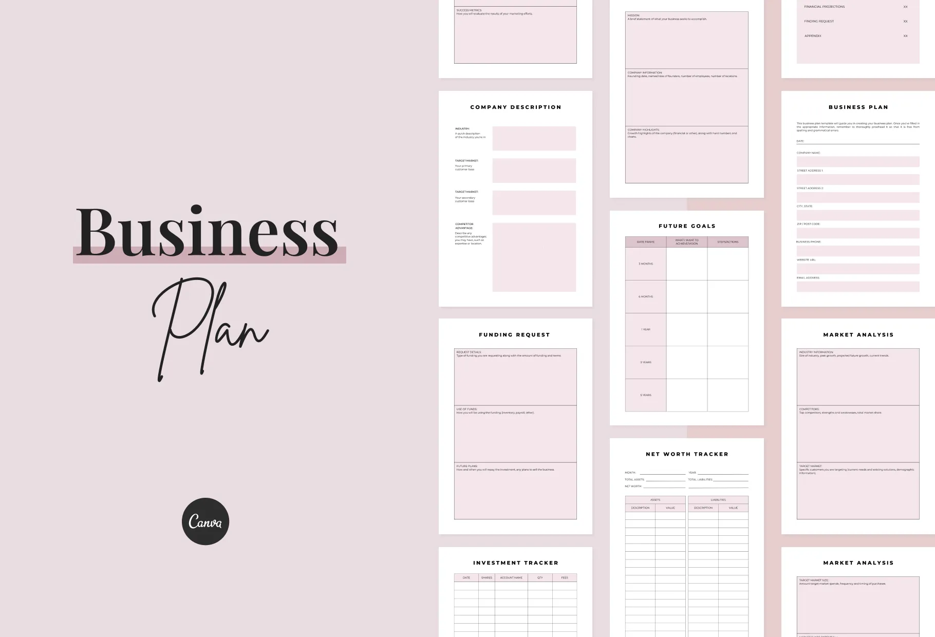 Business Plan Canva Template