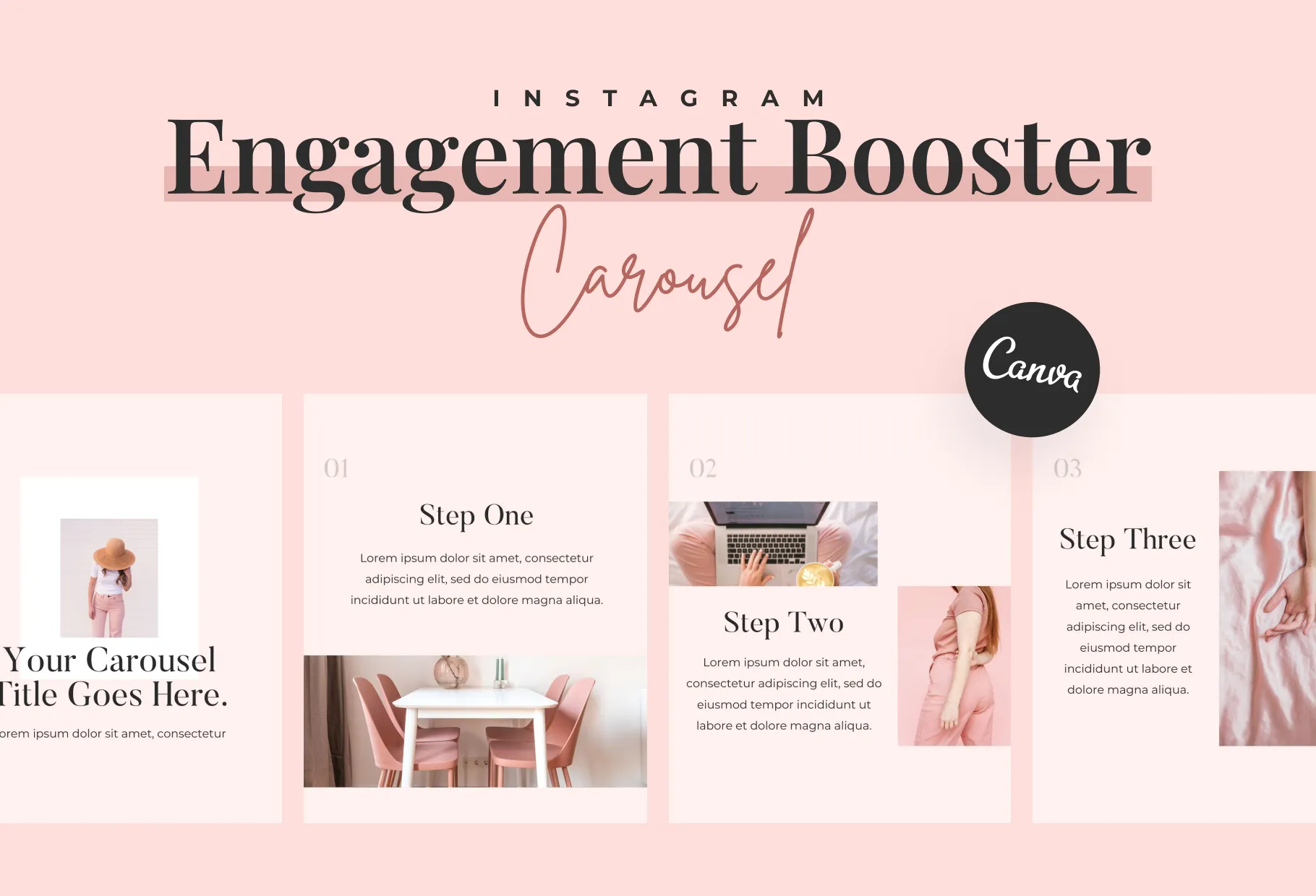 Twinkle Carousel Instagram Engagement Booster Canva Template
