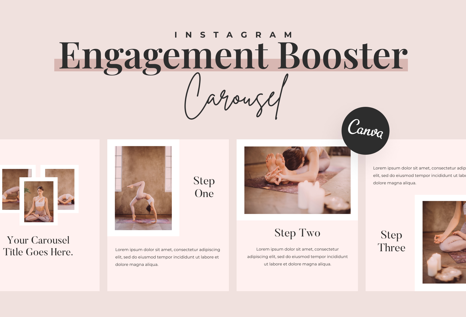 Jolly Carousel Instagram Engagement Booster Canva Template