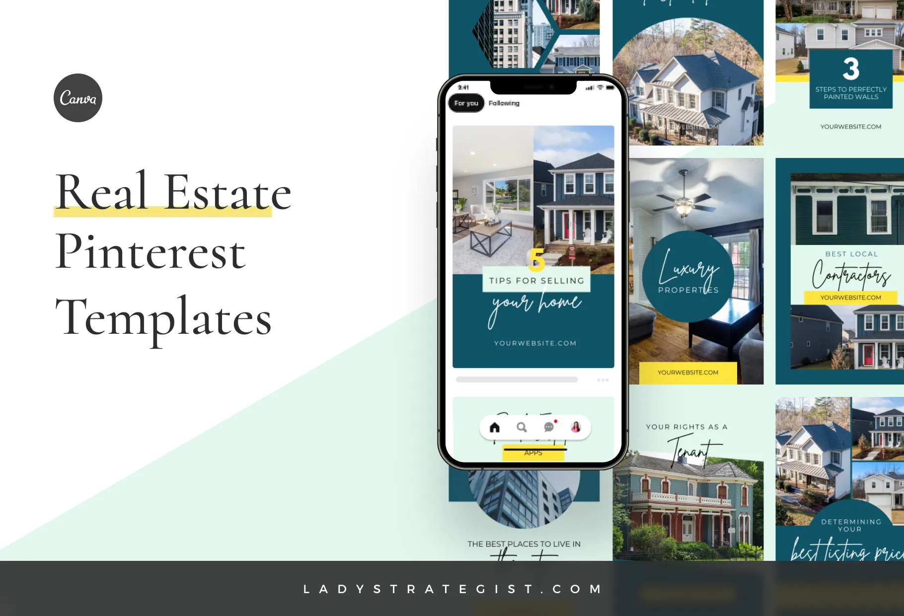 Real Estate Pinterest Template