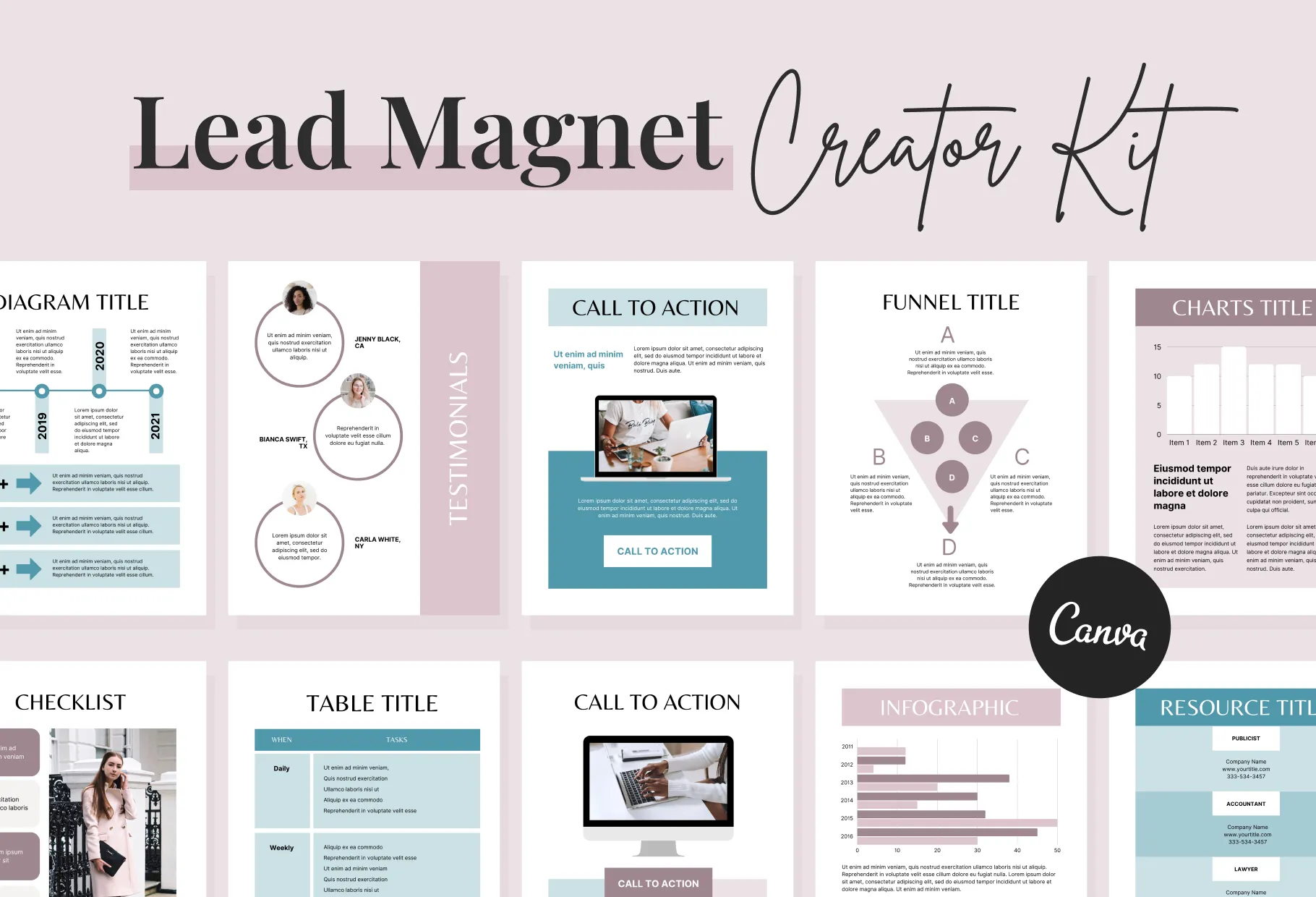 Lead Magnet Canva Template for Coaches