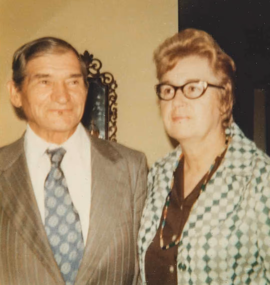Photo de Honoré et Béatrice Chibault.