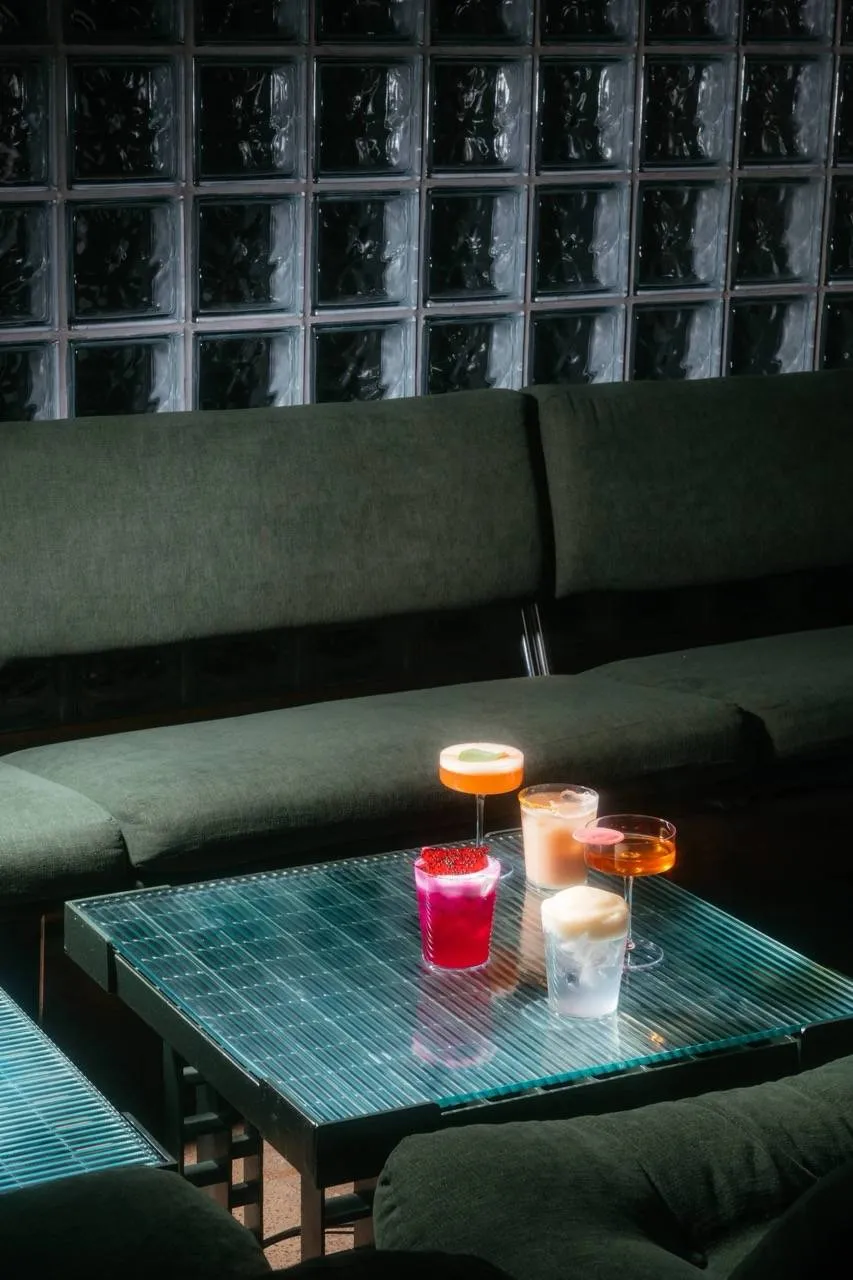 drinks served on the table