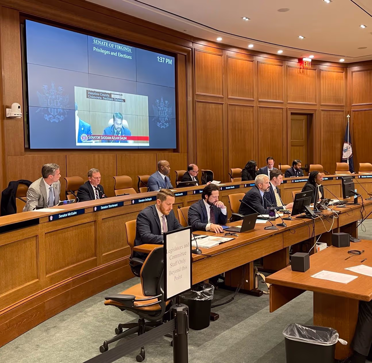 Virginia Senate Privileges and Elections Committee