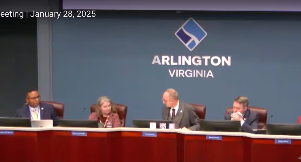 Arlington County Board in their chambers