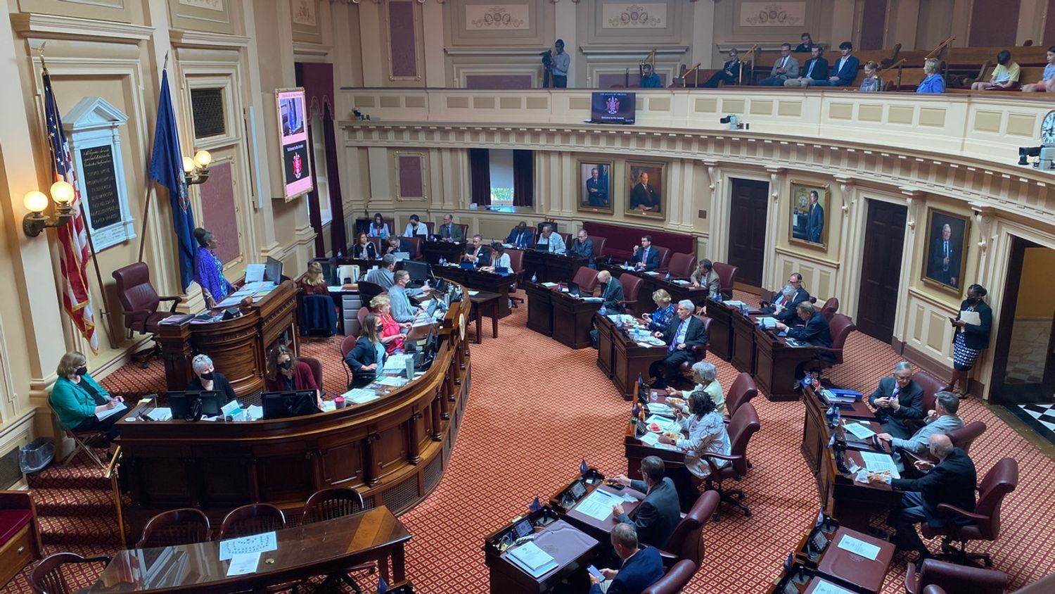 floor of the Senate of Virginia