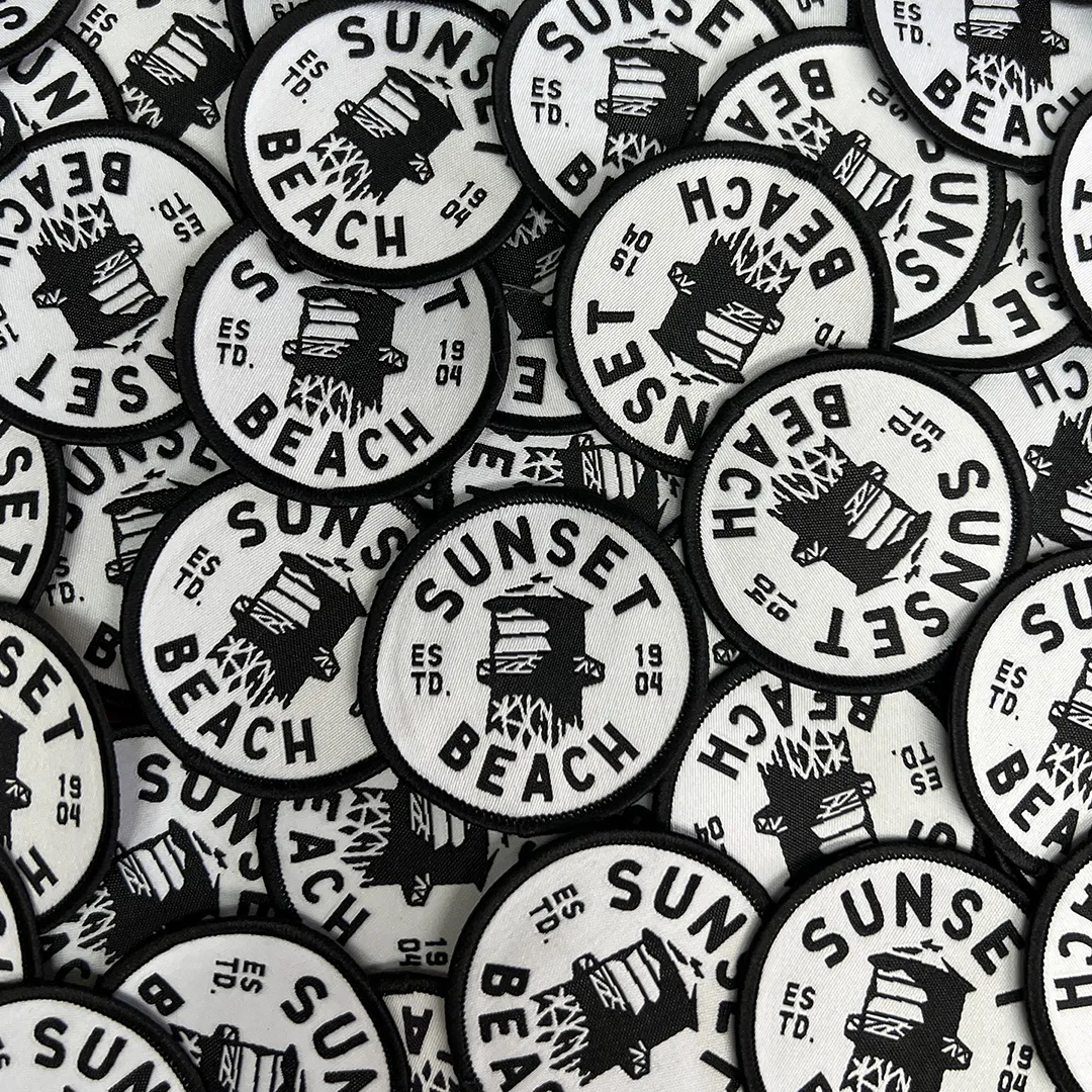 Sunset Beach water tower patch design.