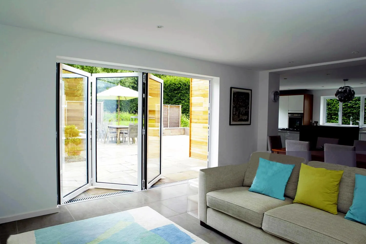 TF75 CONFORT thermally broken accordion door