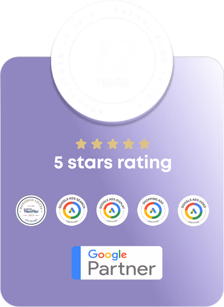 5 Star Rating Certificate