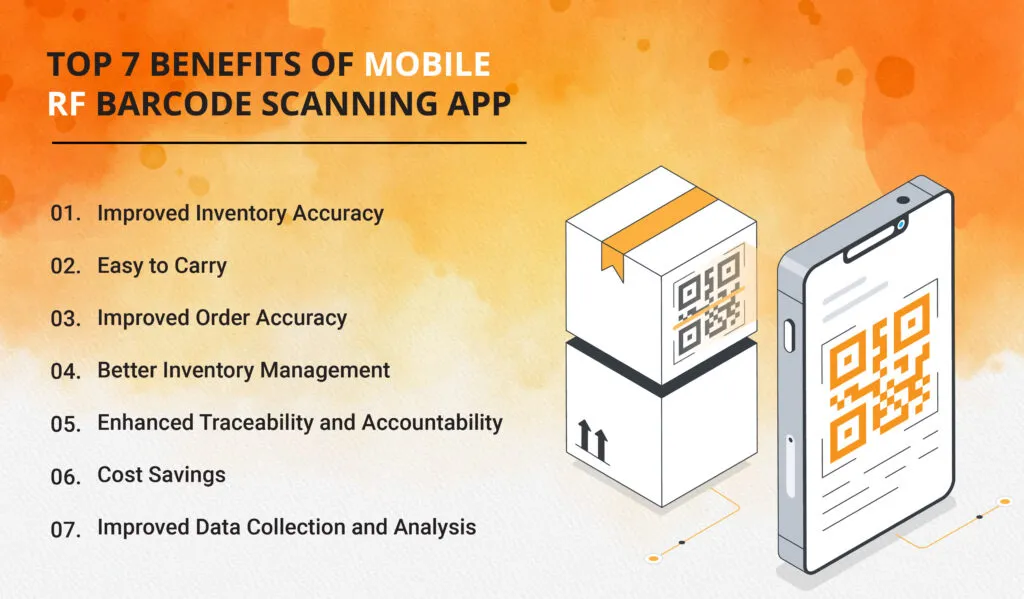 Top 7 Seven Benefits of Mobile RF Barcode Scanning App 