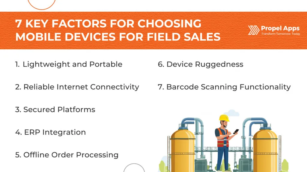 7 Key Factors for Choosing Mobile Devices for Field Sales