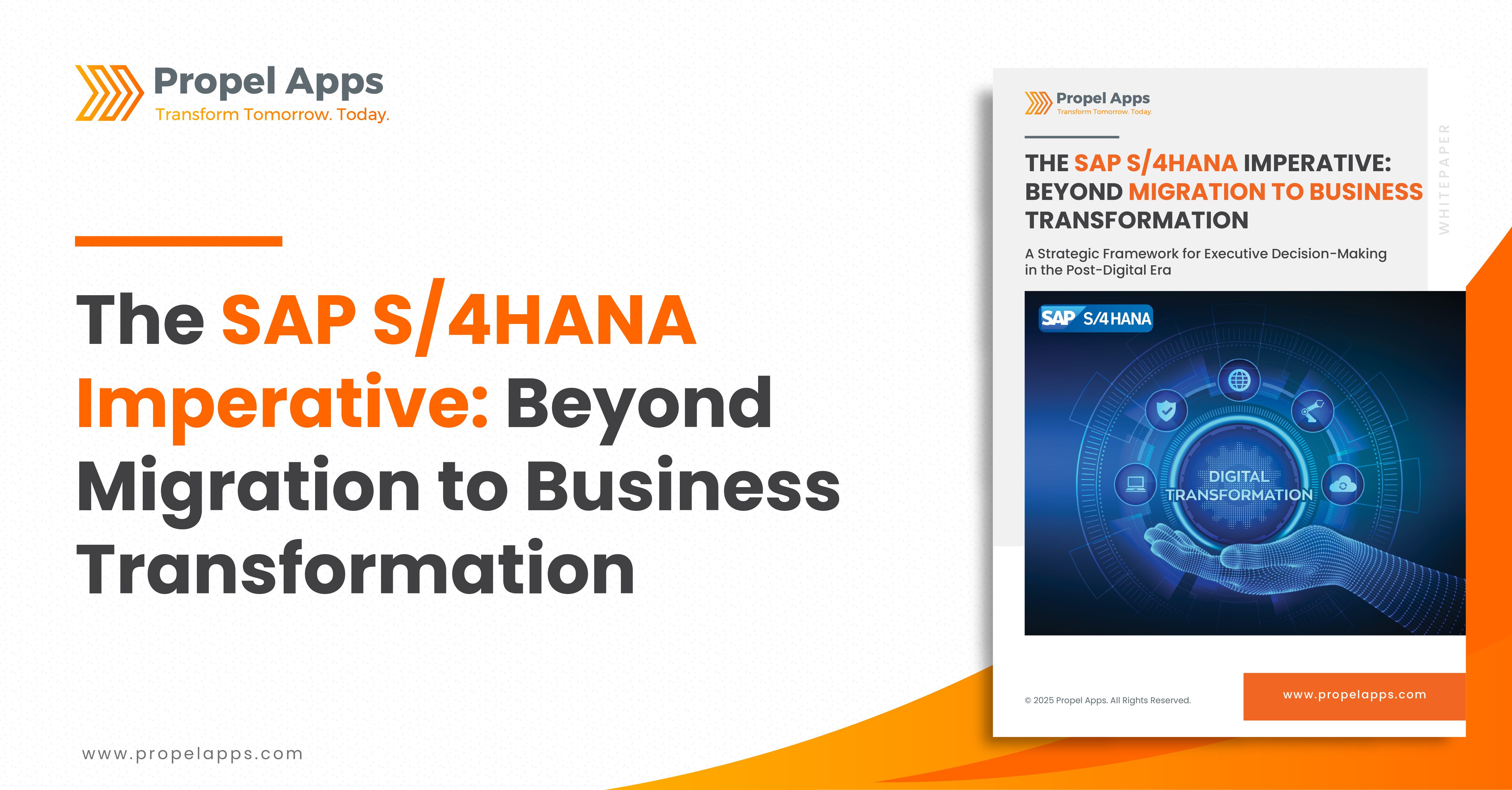 The SAP S/4HANA Imperative