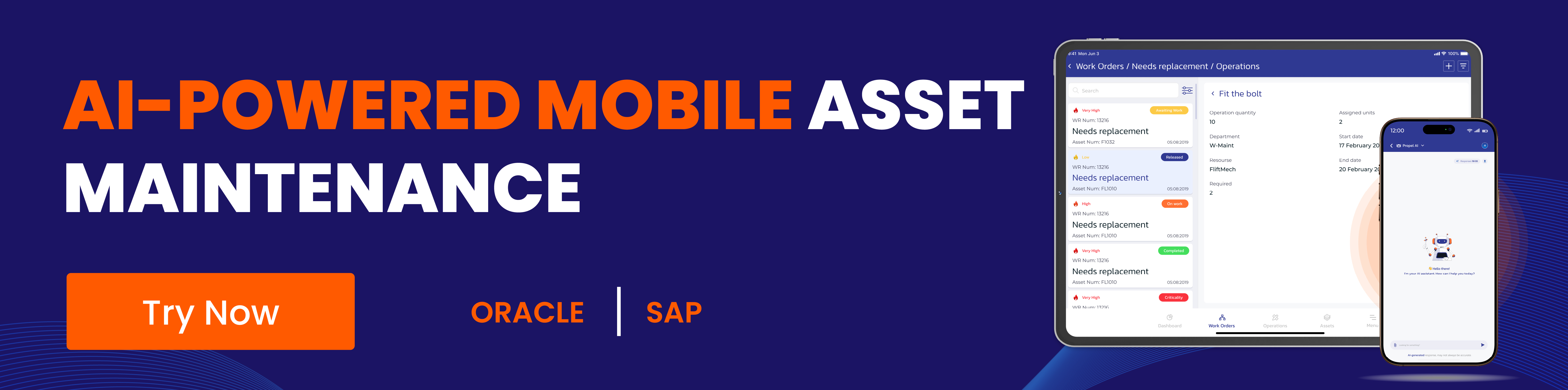 Asset Maintenance CTA